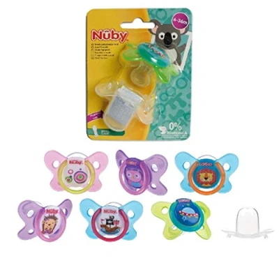 Image de Nûby ID5857MFS Biberon Souple en Silicone 300 ml 3+ Mois