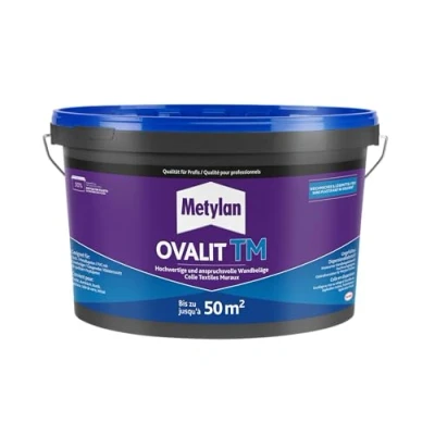 Image de METYLAN Colle Pâte Revêtements Muraux Ovalit TM Seau 10kg