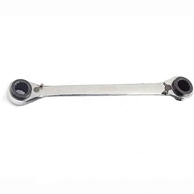 Image de SUPERTOOL clé mixte 4 en 1 à double extrémité, cliquet anneau, pour réparation (8 mm x 9 et 10 11 mm)