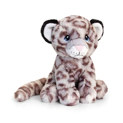 Image de Peluche Leopard des Neiges Keeleco 18Cm