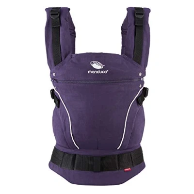 Image de manduca FIRST Porte bébé &gt; &lt; ergonomique &amp; physiologique, Rallonge dorsale Réducteur de siège, coton bio, pour bébés enfants (3,5 20kg) (Monochrome Lavender)