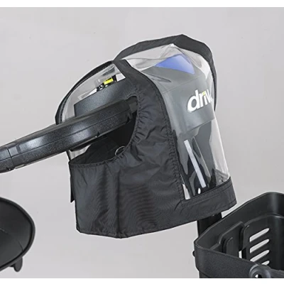 Image de Ducksback Panneau de commande scooter mobilité/couvercle barre franche, Noir