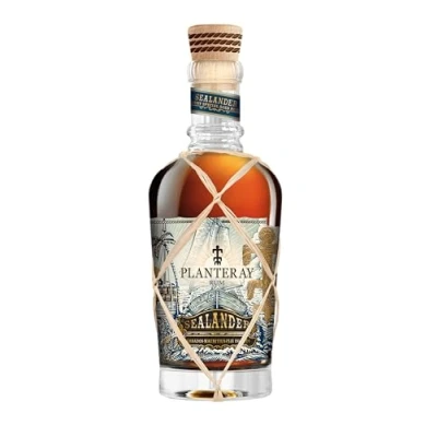 Image de PLANTERAY RUM (Ex Plantation) Sealander Rhum 40% Alcool Origine : Barbade/Fiji/Ile Maurice Notes de Fruits jaunes &amp; Miel 70 cl