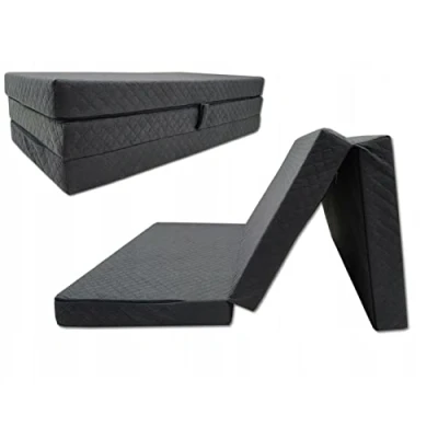 Image de Odolplusz matelas pliant de qualité supérieure Fabriqué en UE 200 x 120 10 cm Utilisable comme d&#039;invité (graphite)