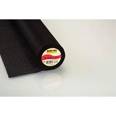 Image de Vlieseline H410 Insert de Repassage, Noir, 25x0,9m