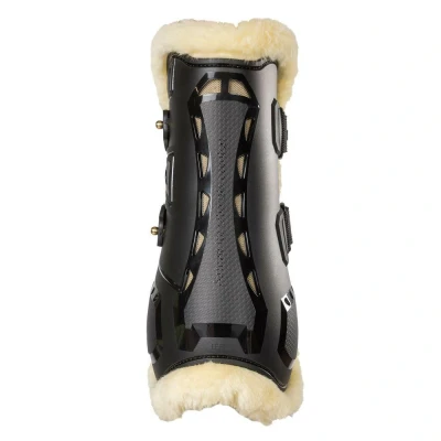 Image de Back on Track Protèges Tendons Air Flow Fur Noir L