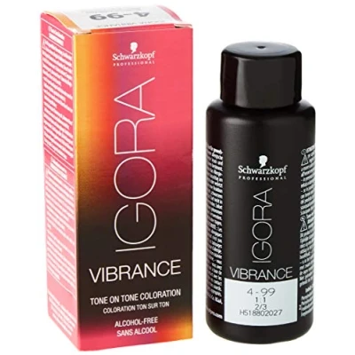 Image de Schwarzkopf Igora Vibrance 4 99 Châtain Violet Extra 60 ml