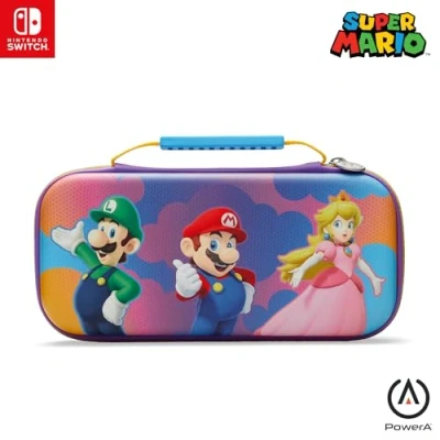 Image de Boîtier de protection PowerA pour Nintendo Switch (modèle OLED) Héros tache couleur, Coque protection, Sac jeu, console, Accessoires, Rangement, Sous licence officielle