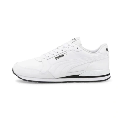 Image de Puma St Runner V3 L, Basket Mixte, Blanc Noir , 43 EU
