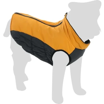 Image de Flamingo Manteau d&#039;hiver pour Chiens Lima Jaune Taille 35 cm (A: cm, B: 36 C: 52 cm) Idéal Chihuahua, Pinscher Nain, Yorkshire Terrier, Bichon Maltais et Papillon