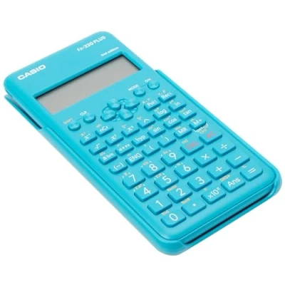 Image de Casio Fx 220Plus 2 Calculatrice Scientifique, 181 Fonctions, Alimentation par Batterie, Bleu Clair, ‎16.4 cm