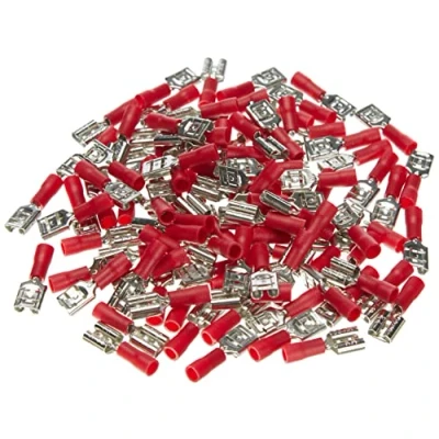 Image de Goobay 17002 Cosse Faston Rouge cotes de raccordement: 6 4 mm x 0 8 mm; 10 A