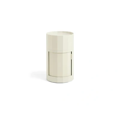 Image de HAY Table d&#039;appoint Facet Cabinet high 66 cm Eggshell