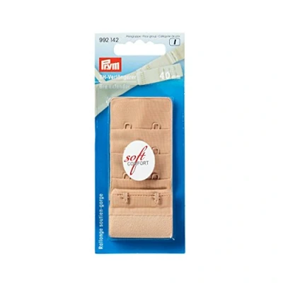 Image de Pym Prym Bra Extender Beige (38 mm, 3 x 2) Crochets 1 unité