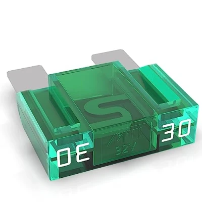 Image de AUPROTEC fusible à lame Maxi 20 80A, enfichable d&#039;automobile, choix : 30A ampères, vert, 1 pièce