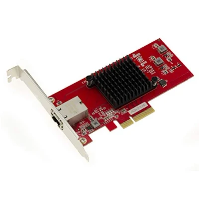 Image de KALEA INFORMATIQUE Carte contrôleur PCIe 3.0 4X pour réseau LAN Gigabit ethernet RJ45 10G avec Chipset AQUANTIA AQN 107 AQrate Phy