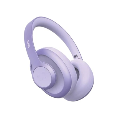 Image de Fresh &#039;n Rebel Clam Blaze Casque Bluetooth Supra Auriculaire avec 80h d&#039;autonomie, Microphone ENC, Réduction du Bruit Vent, sans Fil, Charge Rapide, Multipoint (Violet)