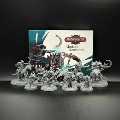 Image de Titan Forge Bloodfields Undead Dominion Army Pack Dedicated for Fantasy Tabletop Skirmish Wargame Set of 10 Miniatures 32mm Scale Age 14+