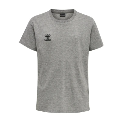 Image de Hummel MOVE GRID Tshirt imprimé pour enfants, Taille: 128, Grey melange