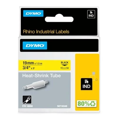 Image de Dymo 18058 (S0718340) (19 mm) Noir sur jaune Ruban