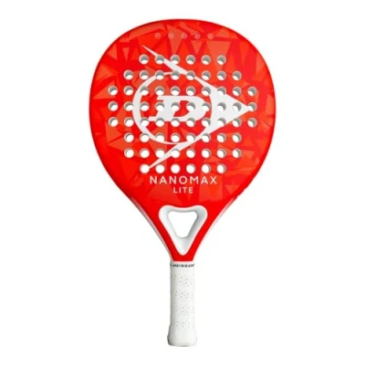 Image de Dunlop Nanomax LITE Unisex Raquette de padel, Taille: One Size, Orange/light orange/white