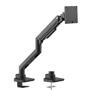 Image de LogiLink Support d&#039;écran pour écran de 17 à 49&quot;, avec vérin gaz, Convient écrans Plats et incurvés, en Aluminium