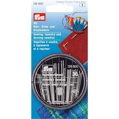 Image de Assortiment d&#039;aiguilles à coudre PRYM Boîte de 30 pièces Aiguilles en acier Pour broder et repriser