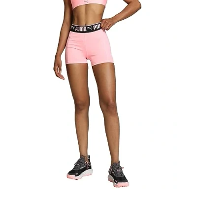 Image de PUMA Short d&#039;entraînement Strong 7,6 cm Collants Femme, Coral Ice, XS
