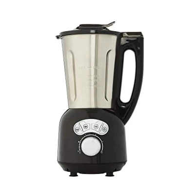 Image de Senya Blender Chauffant Noir INOX Cook &amp; Ice V3, Mixeur Soupe Veloutée/Moulinée, Cuisson Vapeur, Glace Pilée Smoothies, 1, 5L,1400W, SYCP HB008N