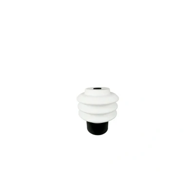 Image de Dyberg Larsen Lampe à poser LED rechargeable Diva, blanc/noir