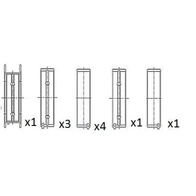 Image de Coussinet de vilebrequin FAI AutoParts BM1022 STD