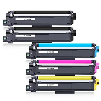 Image de TN247 TN 243CMYK Toner Compatible pour Brother 247 243 TN247BK TN243CMYK DCP L3550CDW MFC L3750CDW L3730CDN L3770CDW HL L3210CW L3230CDW L3510CDW L3270CDW L3710CW