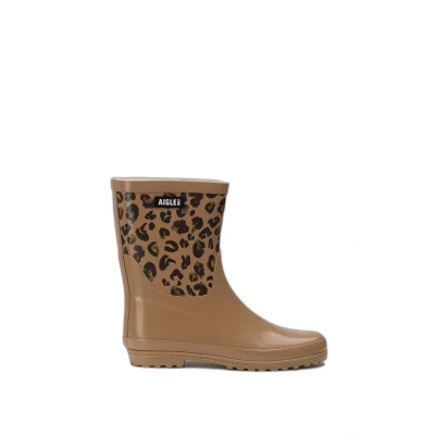 Image de Aigle Bottes en caoutchouc, Femme, Taille: 36, Leopard Caoutchouc naturel