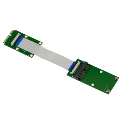 Image de KALEA INFORMATIQUE Extension rallonge de Type Riser pour Port mSATA avec 3 nappes 10cm, 20cm et 25cm