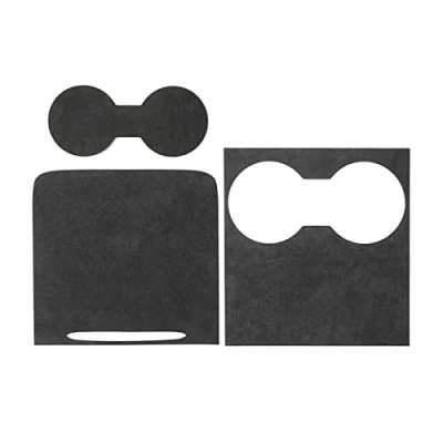 Image de Alfanxi Kit de Protection pour Console Centrale, Accessoires Centrale Tesla Model 3/Model Y (Noir)