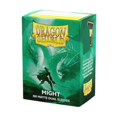 Image de Dragon Shield Standard Size Matte Dual Sleeves Might (100 Sleeves)