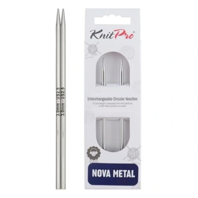 Image de KnitPro KP10421 Nova Aiguilles Circulaires Interchangeables Bois Argent 3 mm