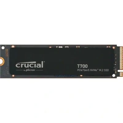 Image de Crucial T700 SSD 2To PCIe Gen5 NVMe M.2 Interne Gaming, jusqu’à 12.400Mo/s, Microsoft DirectStorage, Rétrocompatibilité 4.0, Disque Dur CT2000T700SSD3