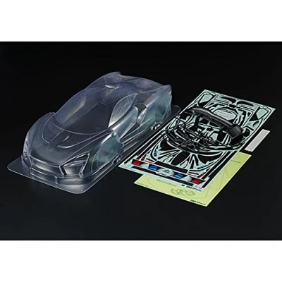 Image de Tamiya McLaren Senna 51693 Kar Set RS257mm Accessoires pour Voiture télécommandée, carrosserie de Rechange, modélisme RC, Multicolore