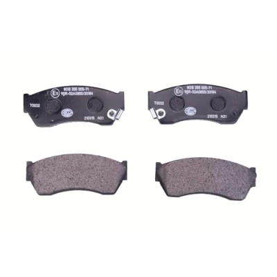 Image de HELLA 8DB 355 005 711 Jeu de plaquettes frein avec indicateur d&#039;usure SUZUKI: SWIFT 2, Alto IV, SUBARU: JUSTY 2