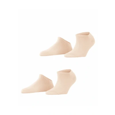 Image de ESPRIT Uni 2 Pack W SN Coton Unies Lot de Paires Chaussettes Basses, Rose (Orchid 8985), 35 38 Femme