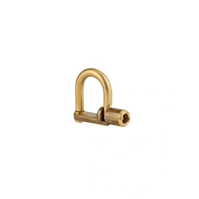 Image de THIRARD Cadenas d&#039;artillerie 329 c à talon droit anse laiton triangle 5 mm
