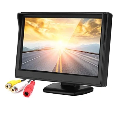 Image de Moniteur LCD, Haute définition LCD de caméras recul TFT 5 Pouces, pour Voiture d&#039;automobile stationnement