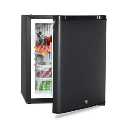 Image de Smad Frigo Camping 12V 220V avec Serrure Mini Voiture à Porte Réversible sans Bruit 30L Noir