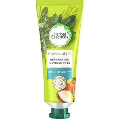 Image de Herbal essences, masque cheveux réparation concentrée à l’huile d’argan, pour secs et abîmés, Capillaire, 25 ml