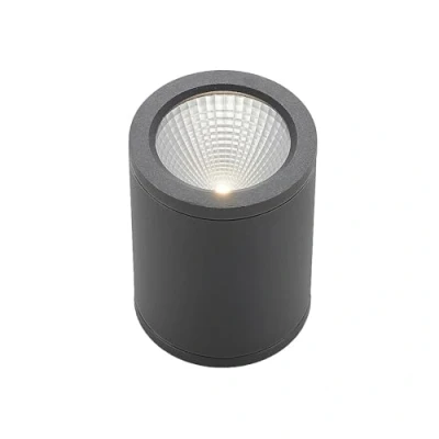 Image de Lucande Downlight LED Embla en aluminium LED, gris foncé