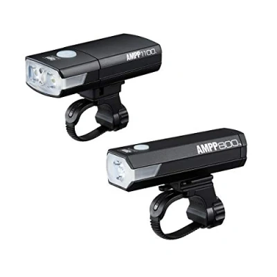 Image de CatEye Ampp 1100 + 800 Éclairage Avant Unisexe, Noir, NO Size