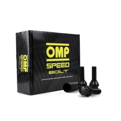 Image de OMP SPEED Set 20 boulons de roue avec clé filetée longue M14X1.5 métrique 17/19 couleur bleue 27MM et matériau DIN 10.9