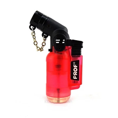 Image de Briquet Tempête Chalumeau Torche Prof Rechargeable gaz Réglable (rouge)