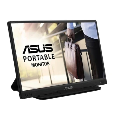 Image de ASUS Zenscreen MB166C Ecran PC portable 15,6&quot; FHD Télétravail ou gaming Alimentation et affichage via USB Type C Dalle IPS 1920x1080 Filcker Free/Filtres de lumière bleu Pour notebook